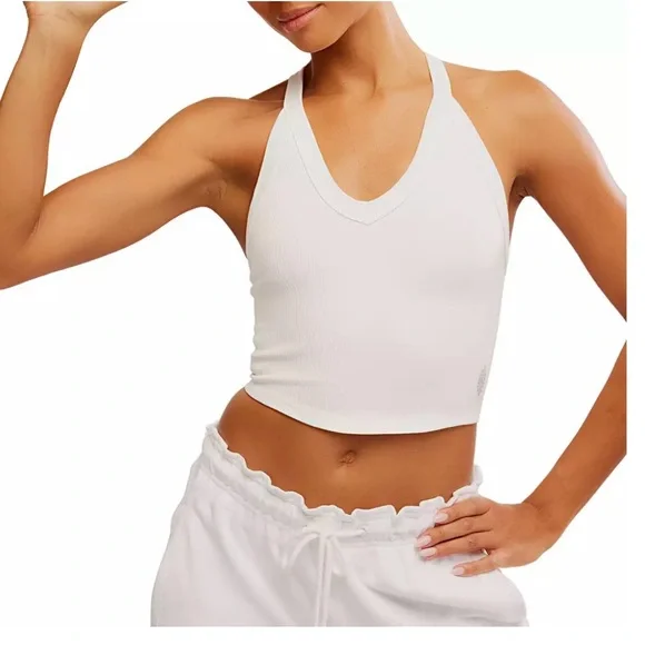 NWT Free People FP Movement Women's All Clear V Neck Cami M/L - Picture 3 of 5